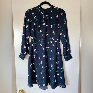NWT Banana Republic navy blue dress